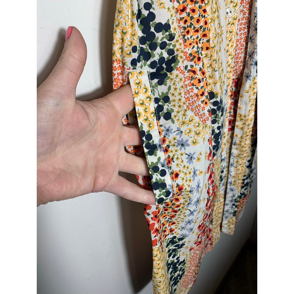 Womens Tommy Hilfiger Floral Cotton Shirtdress Size S EUC! - Picture 6 of 6
